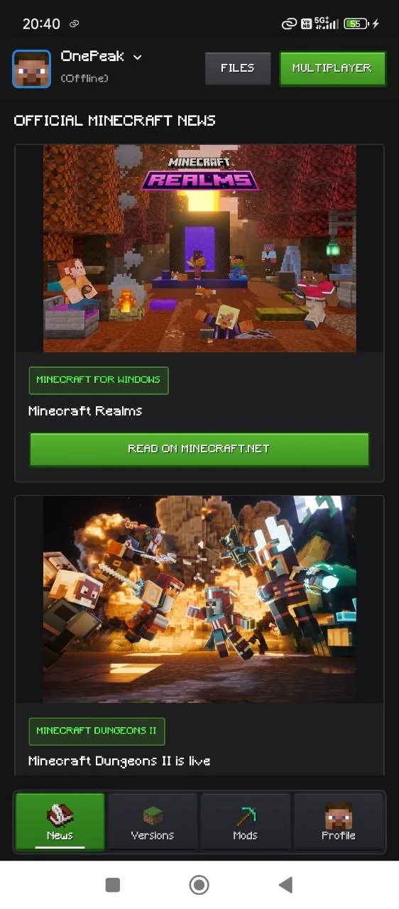Launcher News Feed